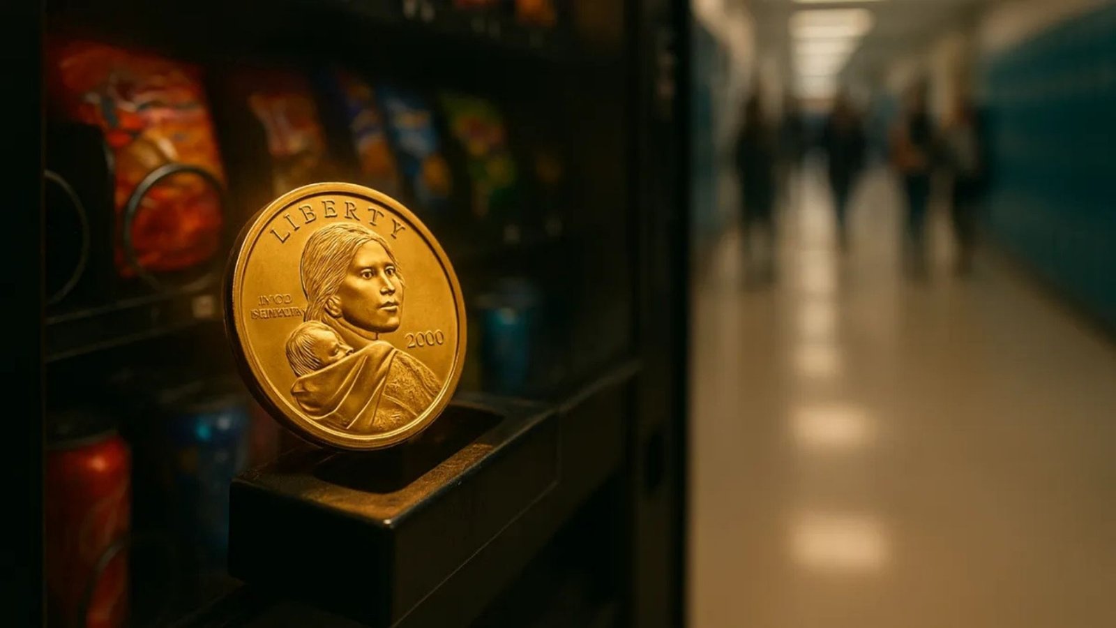 Sacagawea Dollar Found in School Vending Machine Sparks Collector Frenzy